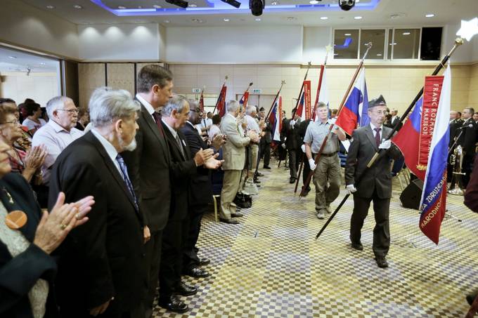 70 let spominov in resninega junatva - predsednik Republike Slovenije in akademik dr. Ciril Zlobec na proslavi v Portorou